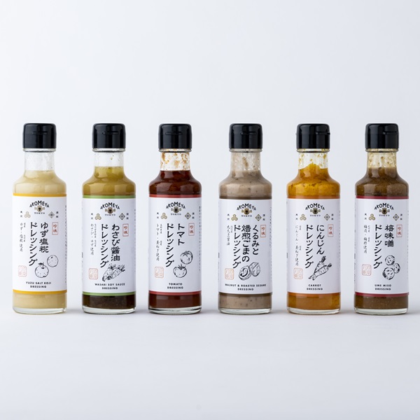 丸正醸造のつくるアコメヤのドレッシングやみその特長